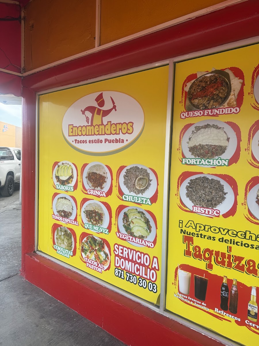 Encomenderos Triana Menu - Image 1