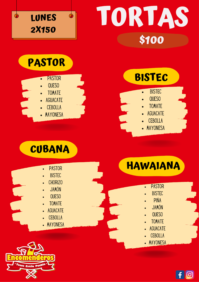 Encomenderos Triana Menu - Image 2