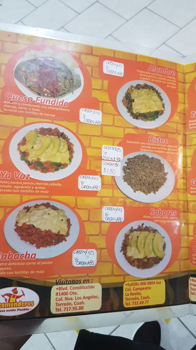 Encomenderos Triana Menu - Image 4