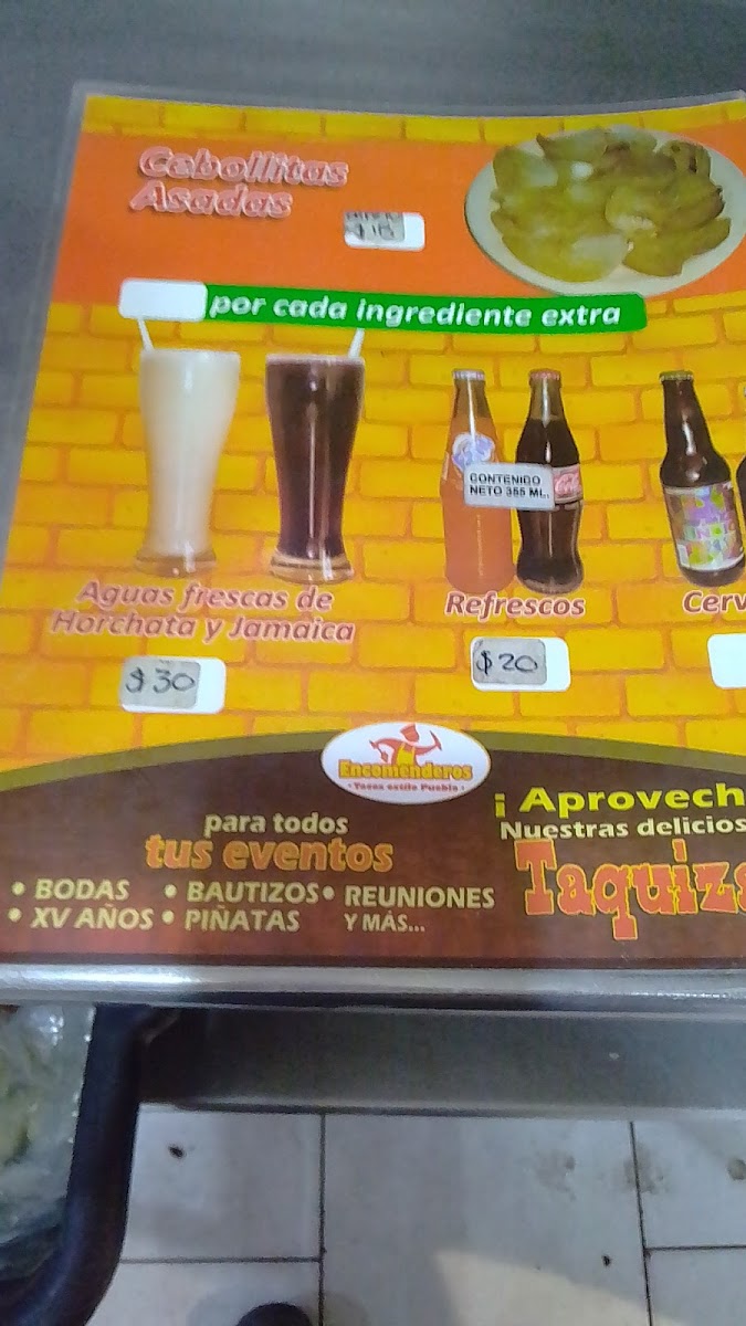 Encomenderos Triana Menu - Image 5