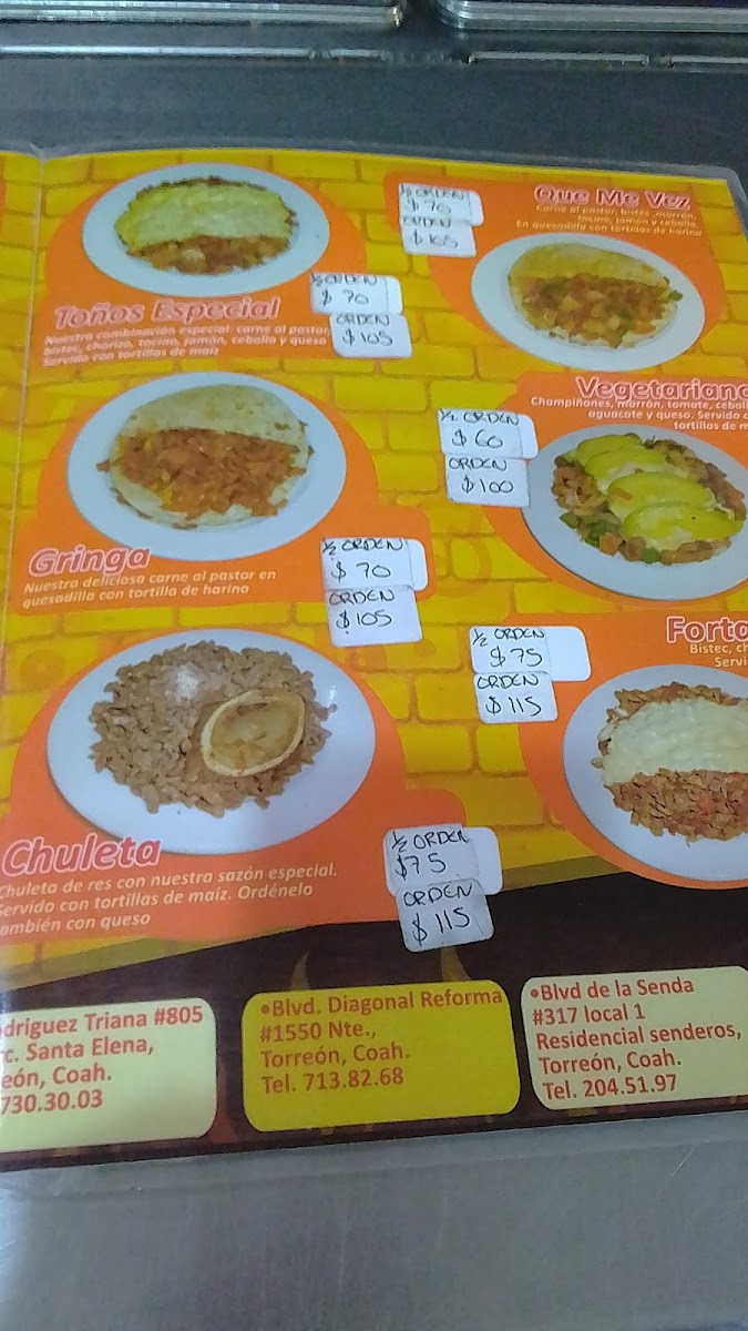 Encomenderos Triana Menu - Image 6